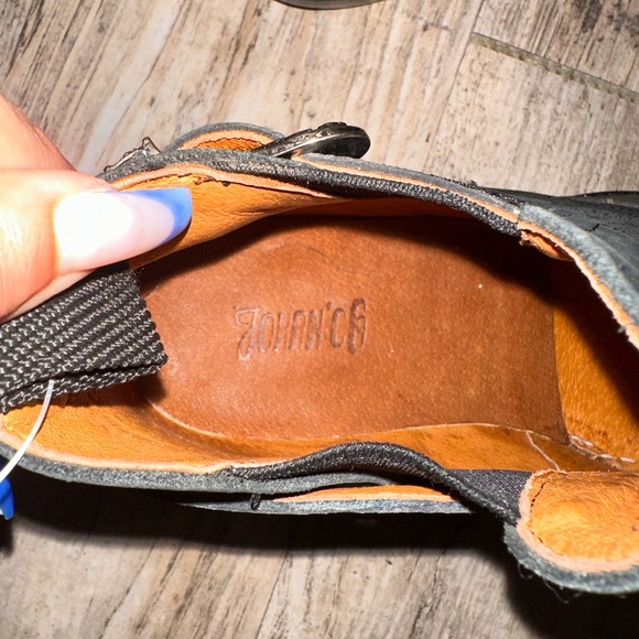 Vintage Women ankle western cowboy boots with belt buckle - Picture 6 of 6